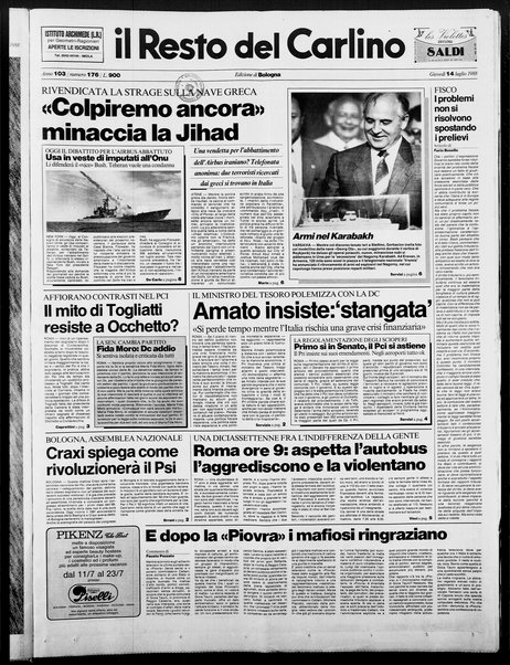 Il Resto del Carlino : giornale dell'Emilia